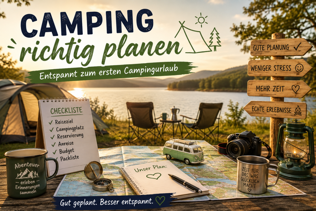 Camping richtig planen – Tipps für den ersten Campingurlaub