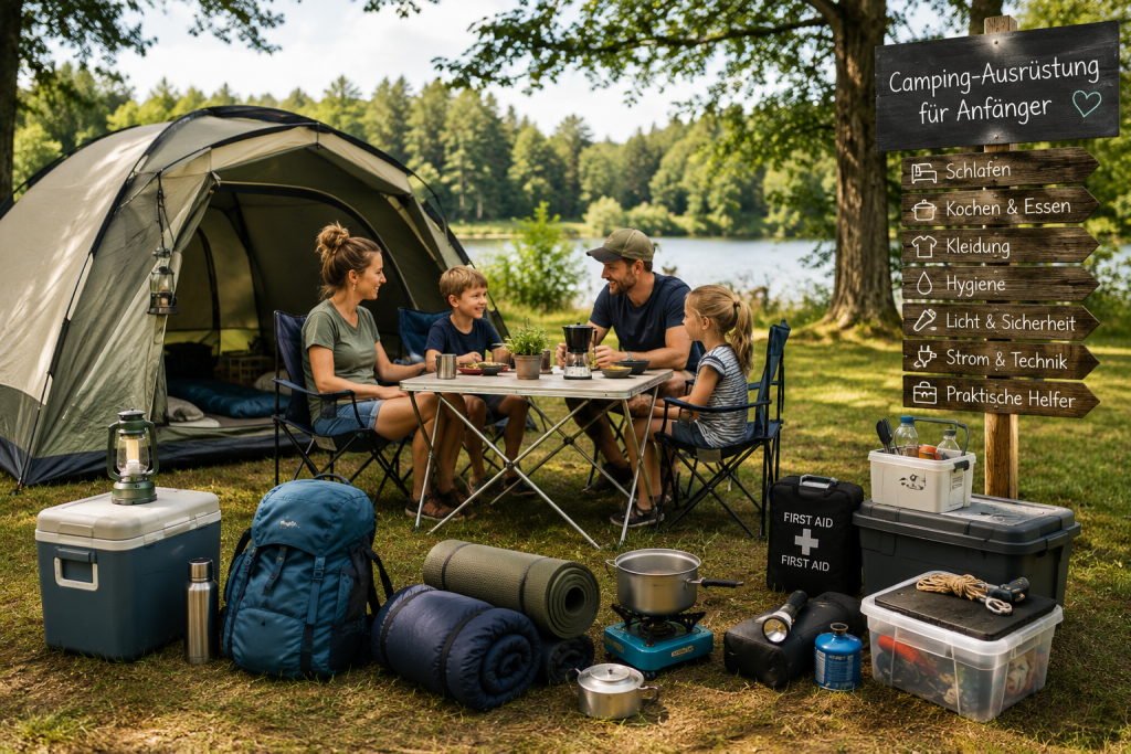Camping-Ausrüstung für Anfänger im Überblick